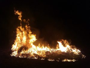 Bonfire finishing... thankfully.