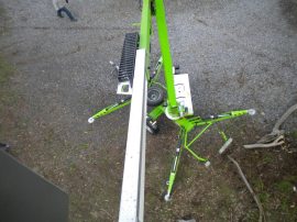 View from the top. It doesn't really convey the terrifying sense of wobbliness.