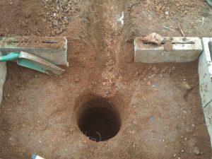 Drainage/soakage pit done!