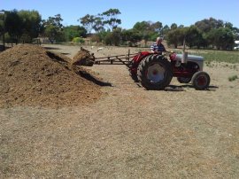 3PL scoop on the tractor. So, so, so freaking useful!