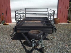 Our cage trailer is now a stock trailer.