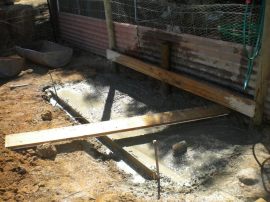 Water added, and then mixed for what felt like hours.