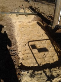 Evened out the bottom with some left over building sand.