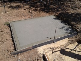 House pad done and floated off.