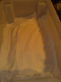 This is a 6kg leg covered in salt. 