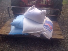 The fixings for our second crop - 180kg of awesome.