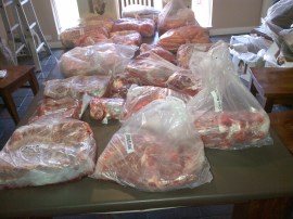 148kg of grass-fed, free-ranged, awesome!