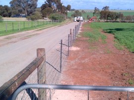 The new fence looks awesome.