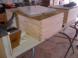 Setting up the new supers.