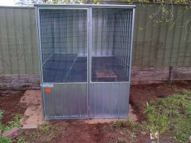 Our new chook shed. Fancy!