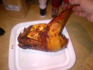 The roasted product. Delicious!