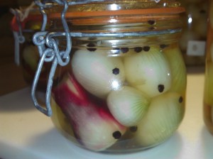 The purple shallots make them even prettier.