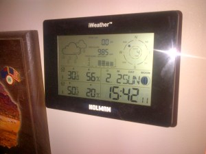Believe it or not, it actually got about a half-degree hotter that day... :(