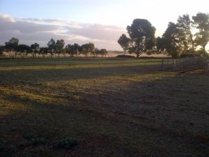 Sunset in God's own country.