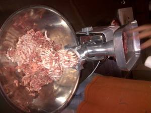 Home-grown, home-made mince.