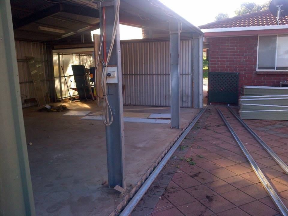 Tin off and the C-section cross members down.