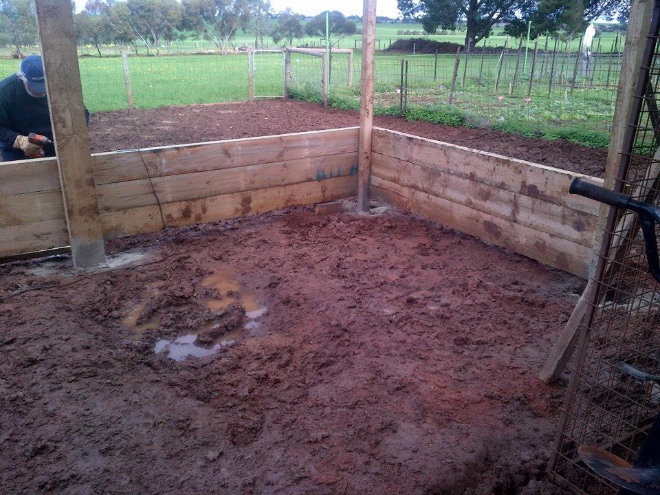 This is the lowest point. You can see how much higher the sleepers are than the ground level.