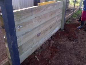 New pig shelters. 5 sleepers high makes them right on 1 metre.