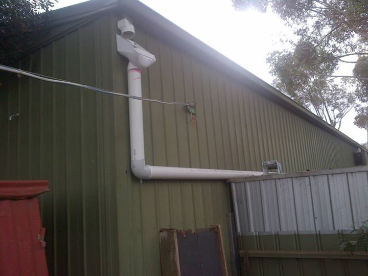 I used the duck shed to support part of this system, as they get quite heavy when full of water.