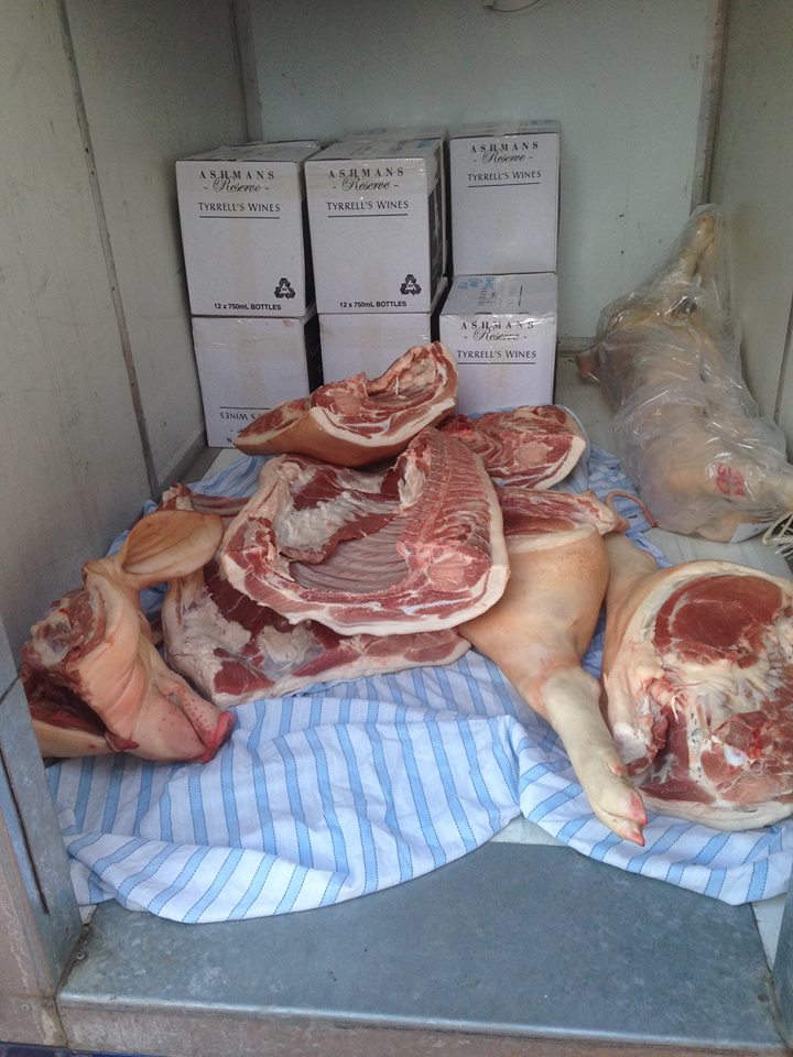 Bertha! You don't realize just how much meat 90kg is until you have to deal with it.