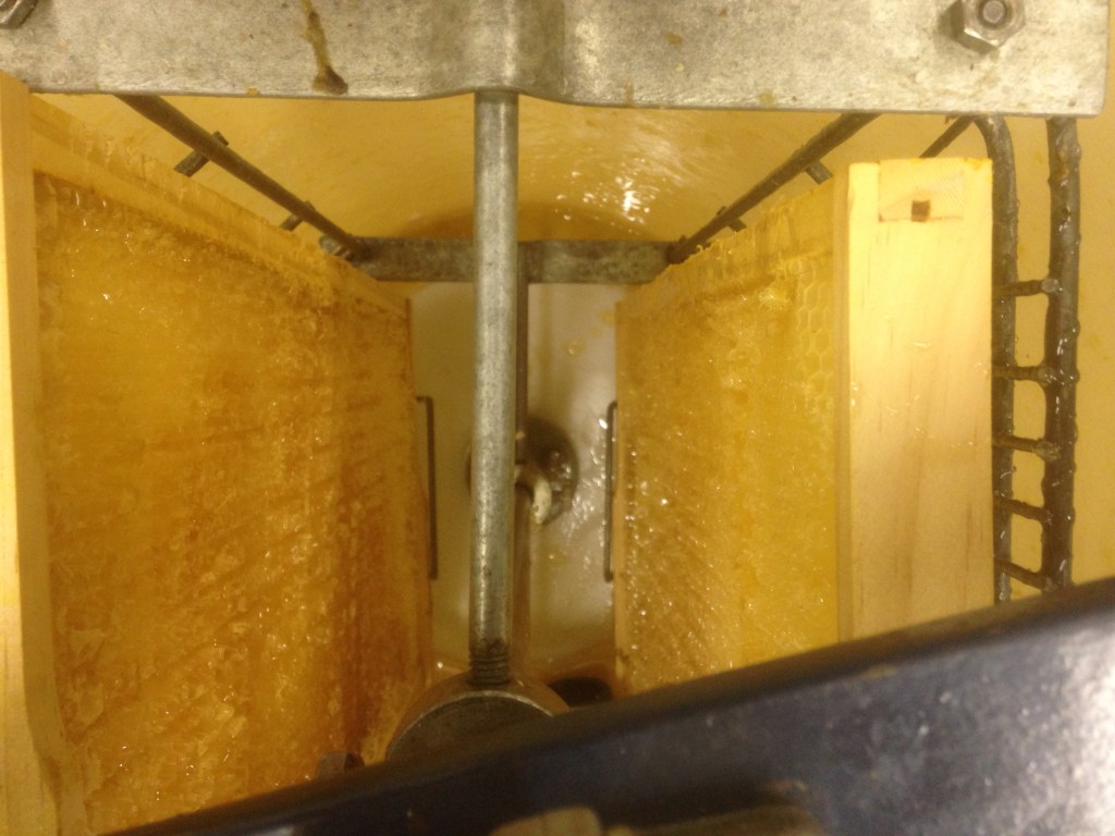 Staring the spinning. At first we didn't think we were getting much.