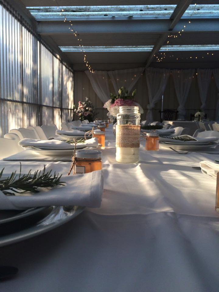 The wedding favours were gorgeous!