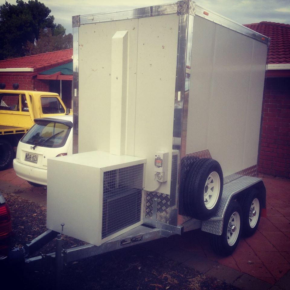 Our beastly cool room trailer.