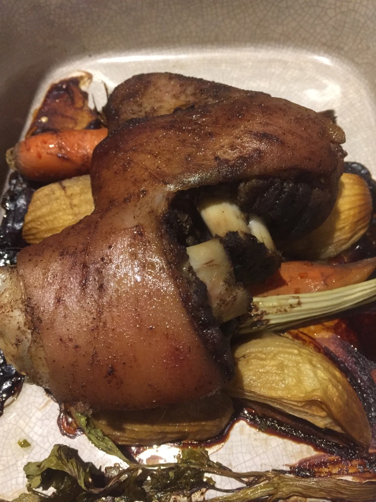 The end of the slow cooker process