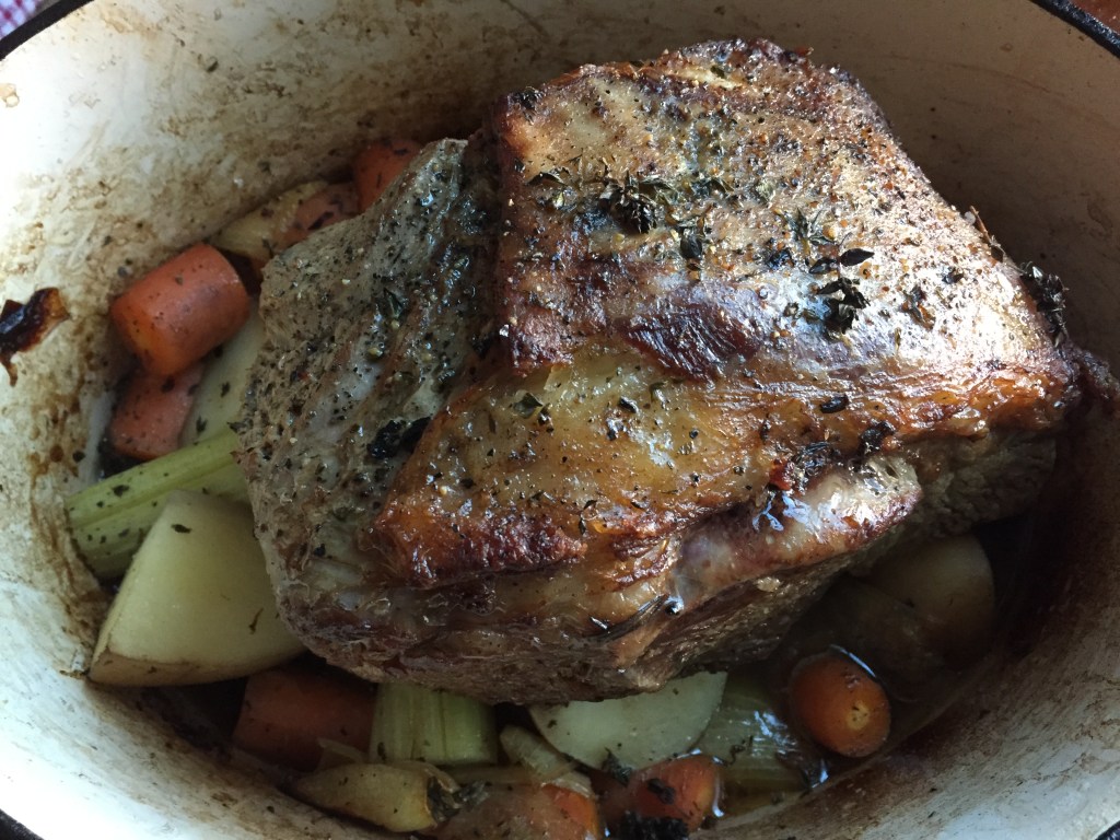 My roast at the two hour mark.