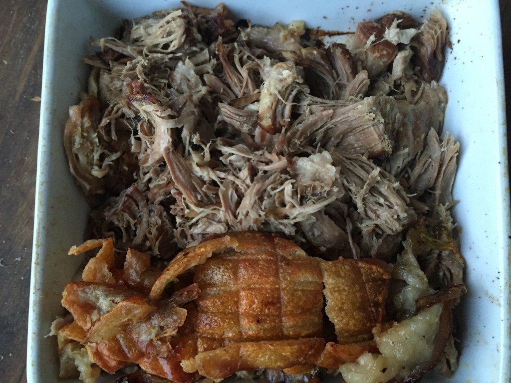 Crackling and pork!