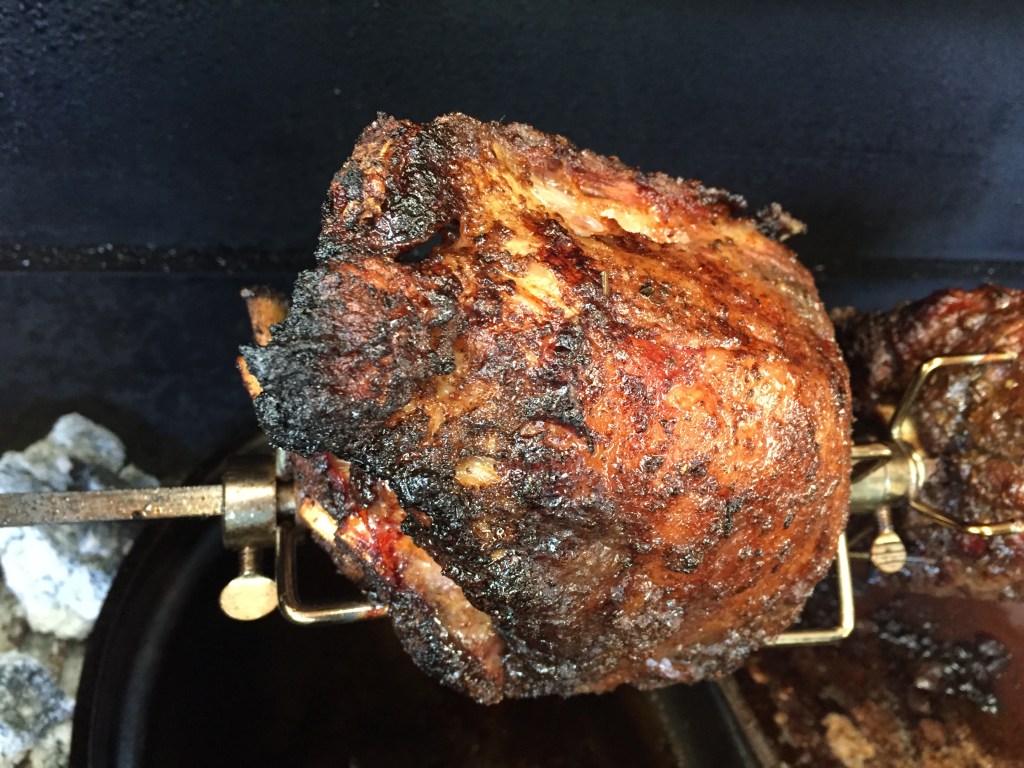 Done! After an hour and a half. The black bits are the best!