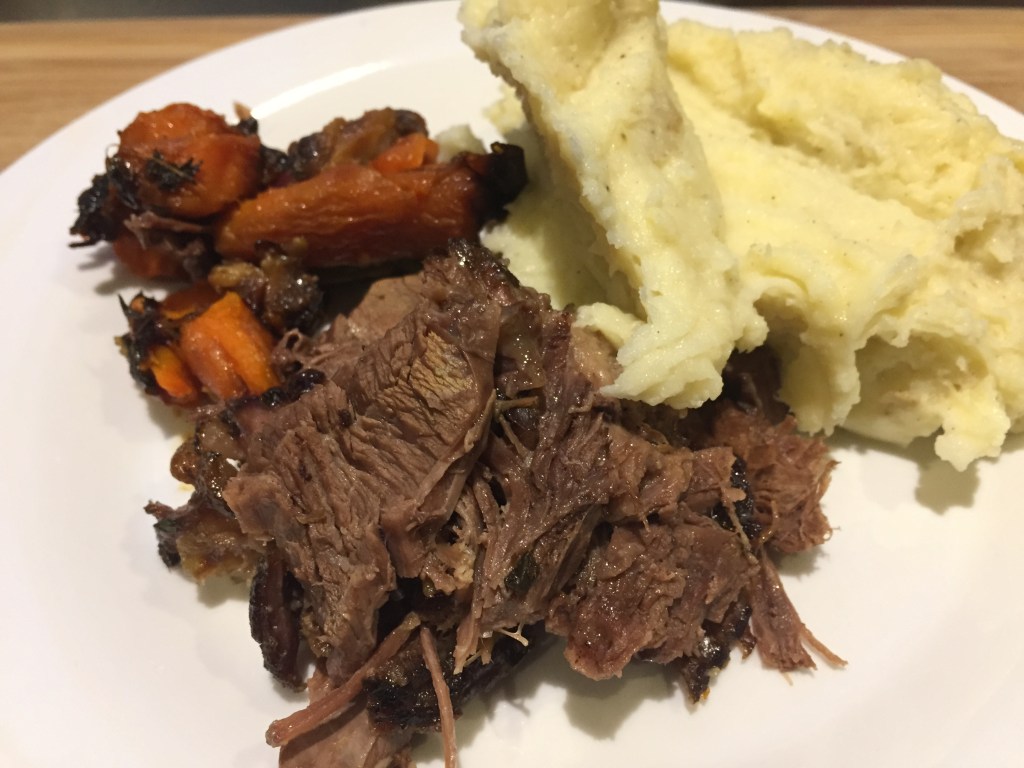 The first time using a chuck roast. I was not disappointed.