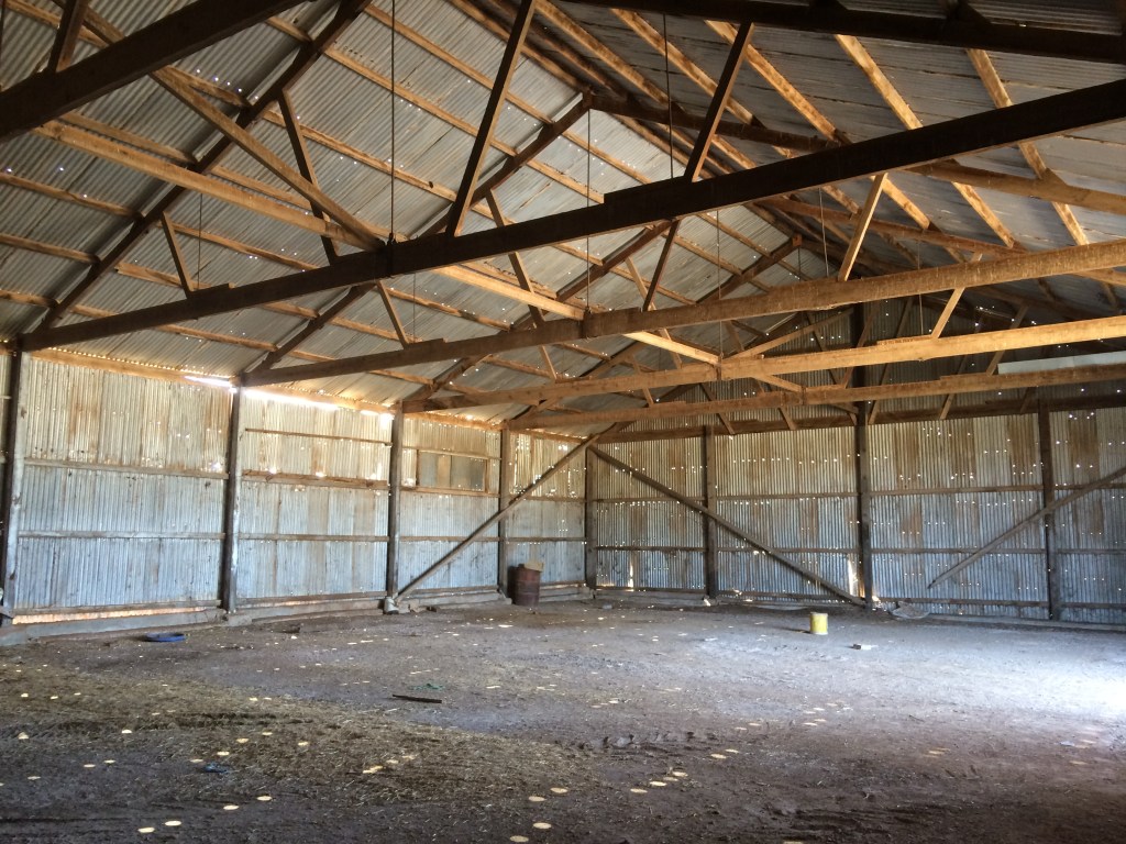 The implement shed. Seriously well built and HUGE!