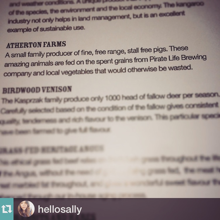 The Atherton Farms are on a few menus now. It's always exciting. :)